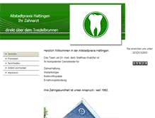 Tablet Screenshot of dr-kratofiel.de